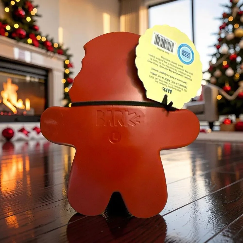 Bark Box Howly Jowly Holidays Gingergnaw Man Dog Toy